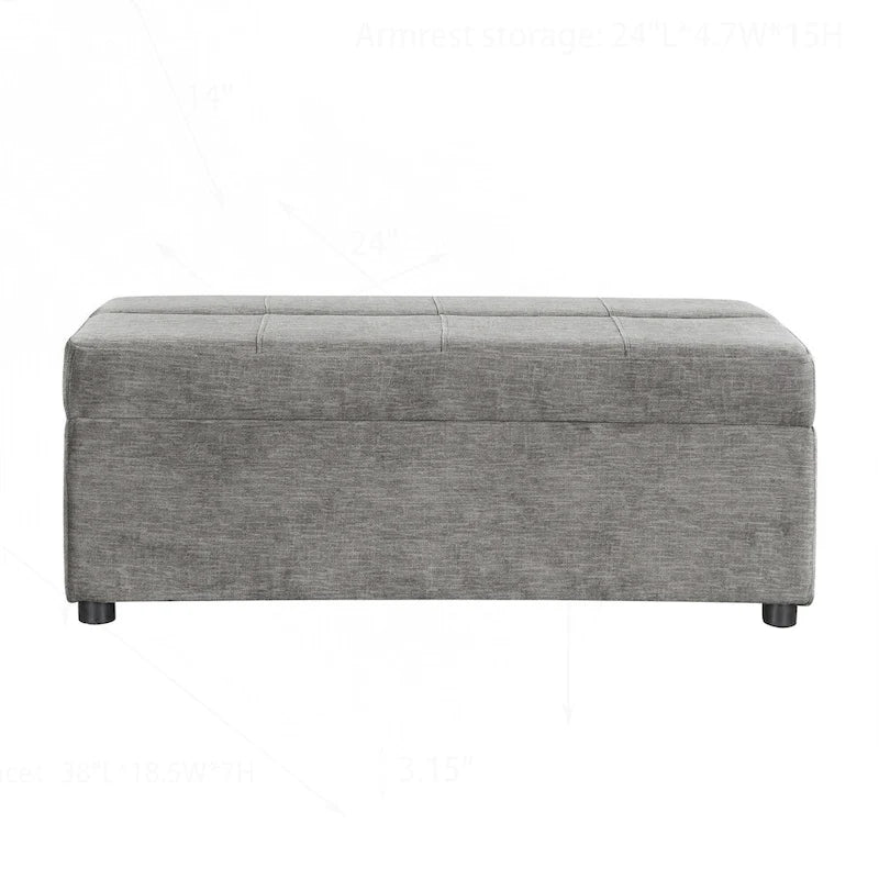 Versatile Folding Ottoman Sleeper Bed for Comfortable Accommodation