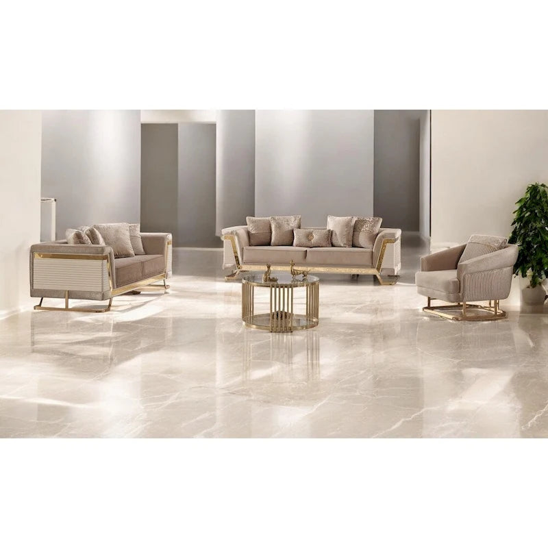 Renillo Upholstered Velvet Loveseat