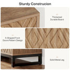57.5 Inches Farmhouse Sideboard Buffet Cabinet with Doors for Kitchen