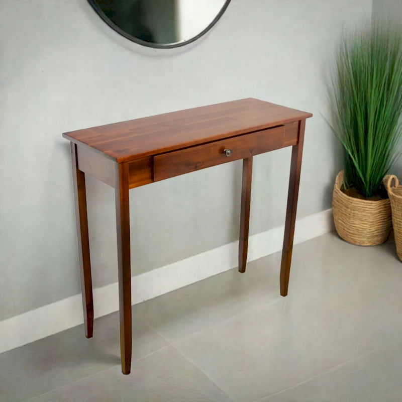 Porch & Den Holly Hill Solid Acacia 1-drawer Console Table