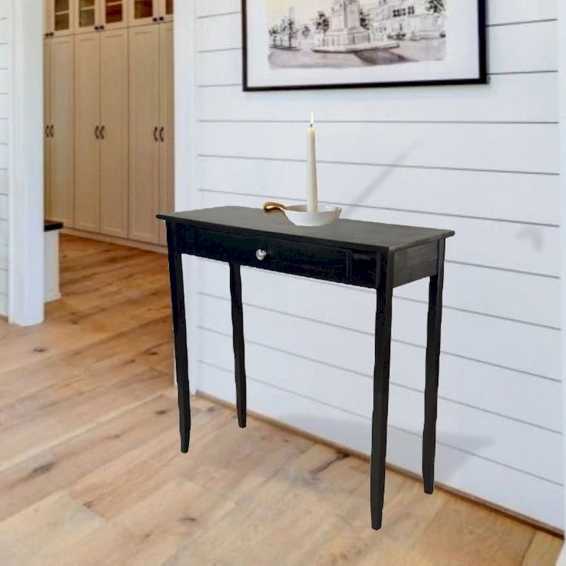 Porch & Den Holly Hill Solid Acacia 1-drawer Console Table