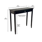 Porch & Den Holly Hill Solid Acacia 1-drawer Console Table