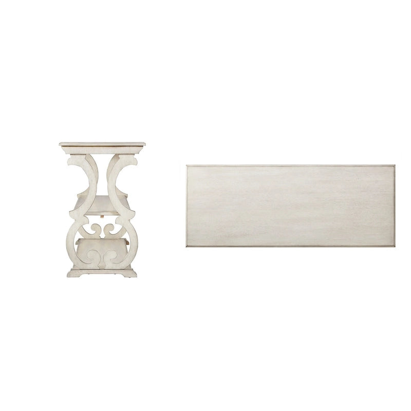 Eldoria Wood Scroll Sofa Table