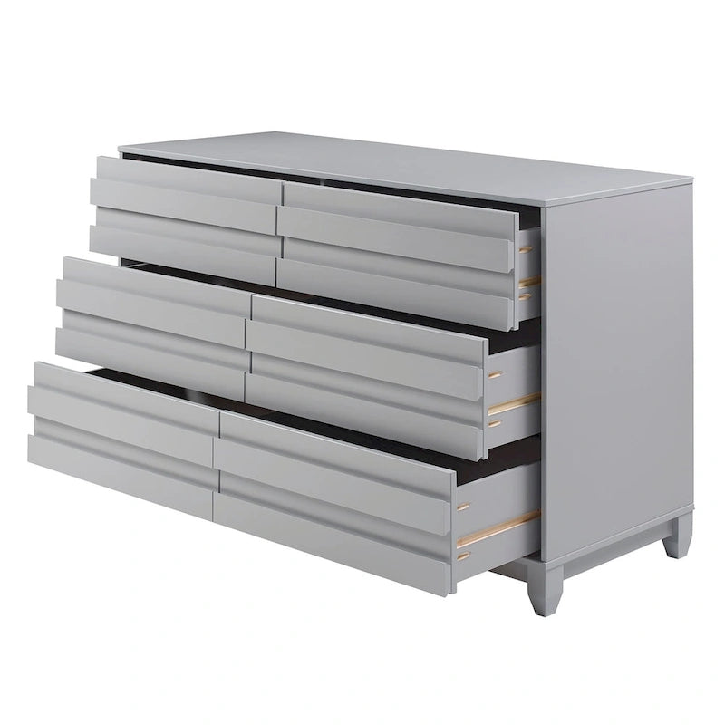 Middlebrook Contemporary Solid Wood 6-Drawer Dresser