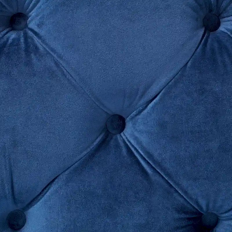 Piper Glam Tufted Velvet Ottoman Bench by Christopher Knight Home