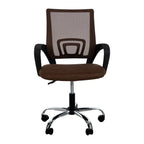 Ergonomic Breathable Mesh Office Chair  Adjustable Design with Lumbar Support and Enhanced Mobility with 360 Swivel Wheels