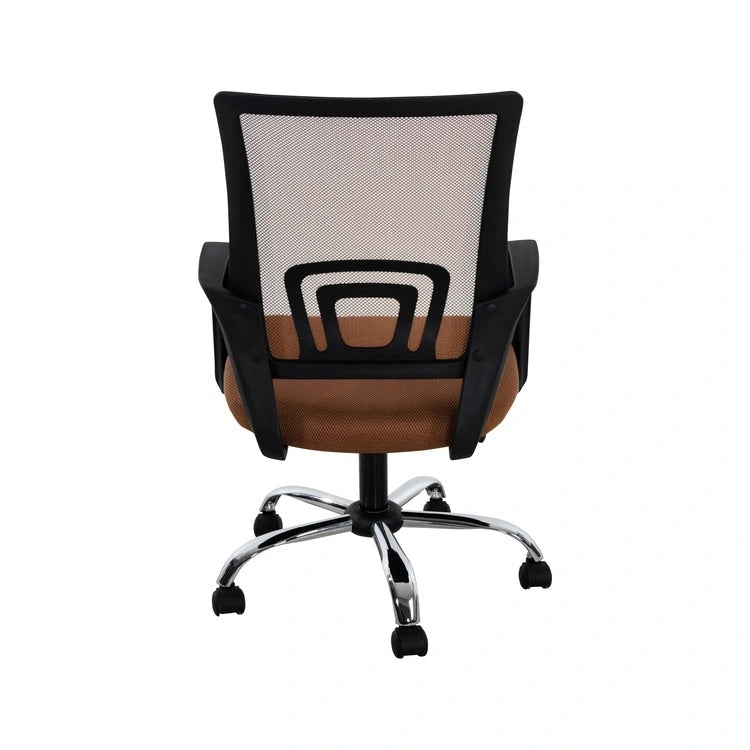 Ergonomic Breathable Mesh Office Chair  Adjustable Design with Lumbar Support and Enhanced Mobility with 360 Swivel Wheels