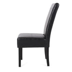 Pertica Upholstered T-Stitch Dining Chairs (Set of 2) by Christopher Knight Home