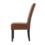 Pertica Upholstered T-Stitch Dining Chairs (Set of 2) by Christopher Knight Home