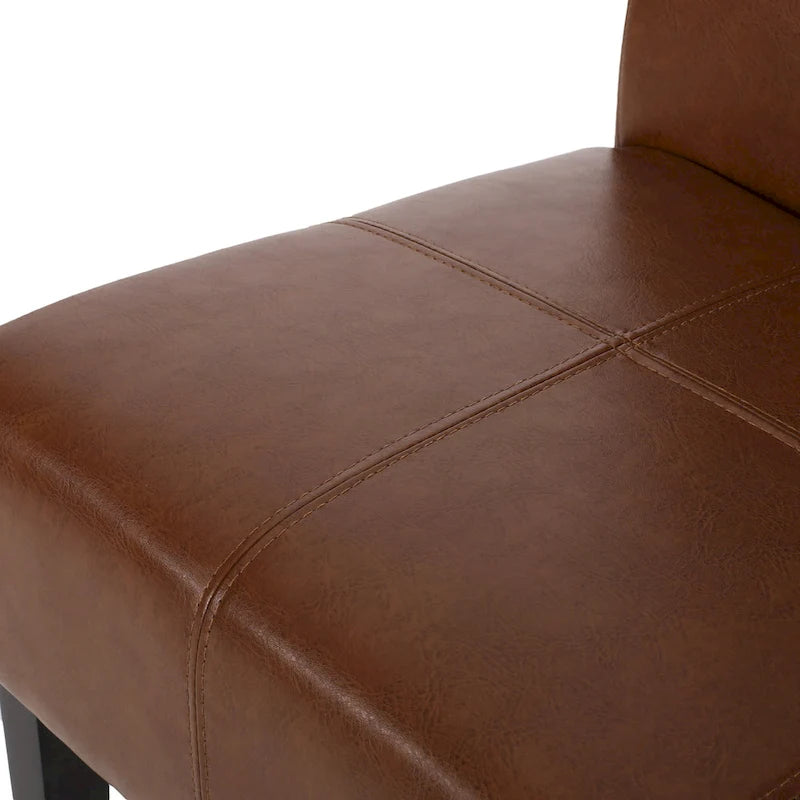 Pertica Upholstered T-Stitch Dining Chairs (Set of 2) by Christopher Knight Home