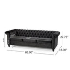 Parkhurst Tufted Velvet Sofa by Christopher Knight Home