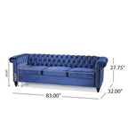 Parkhurst Tufted Velvet Sofa by Christopher Knight Home