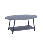 Household Essentials Coffee Table with Storage Shelf