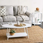 Household Essentials Coffee Table with Storage Shelf