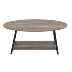 Household Essentials Coffee Table with Storage Shelf