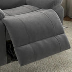 Manual Recliner Chair with Overstuffed Arm and Back