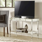 Camille Mirrored TV Stand Console Table with Drawer by iNSPIRE Q Bold