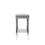 Camille Mirrored TV Stand Console Table with Drawer by iNSPIRE Q Bold