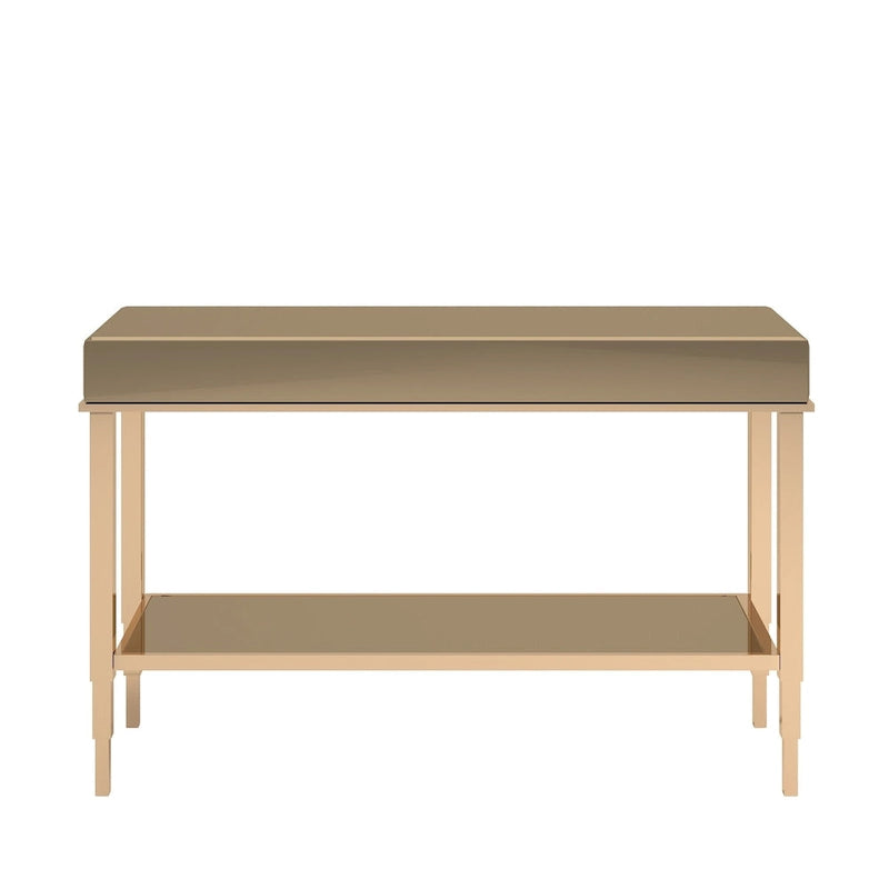 Camille Mirrored TV Stand Console Table with Drawer by iNSPIRE Q Bold
