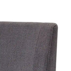Space Savers Dining Chairs Set Walnut and Linen Upholstery 2 Piece - Various Colors