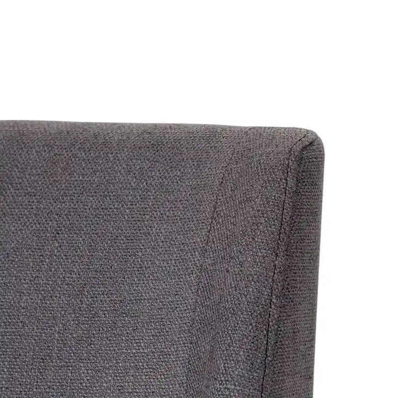 Space Savers Dining Chairs Set Walnut and Linen Upholstery 2 Piece - Various Colors