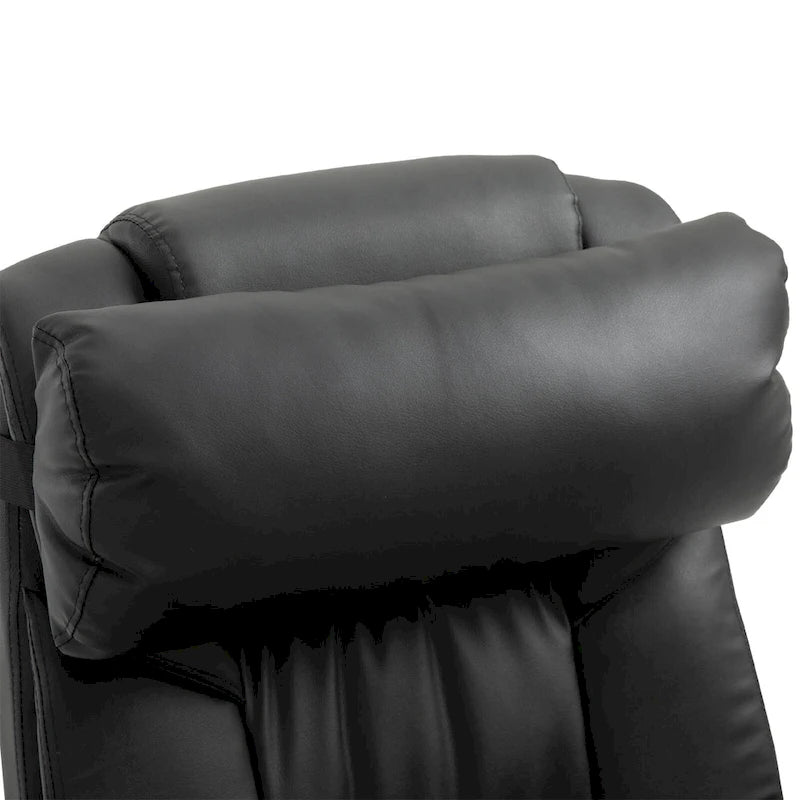 Vinsetto Office Desk Chair Recliner, Height Adjustable Movable Lumbar Support with 6-Point Vibrating Massage