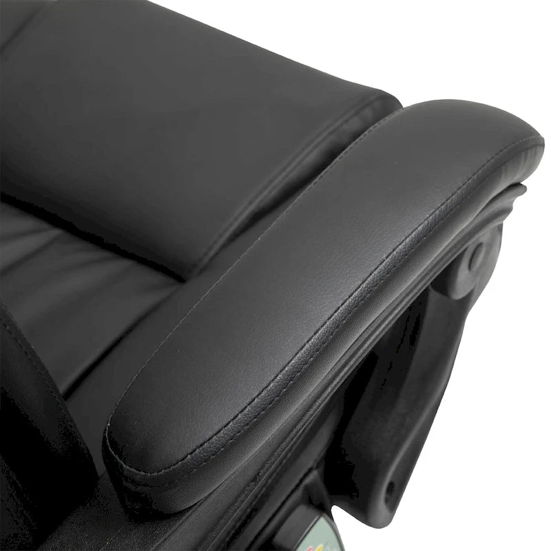 Vinsetto Office Desk Chair Recliner, Height Adjustable Movable Lumbar Support with 6-Point Vibrating Massage