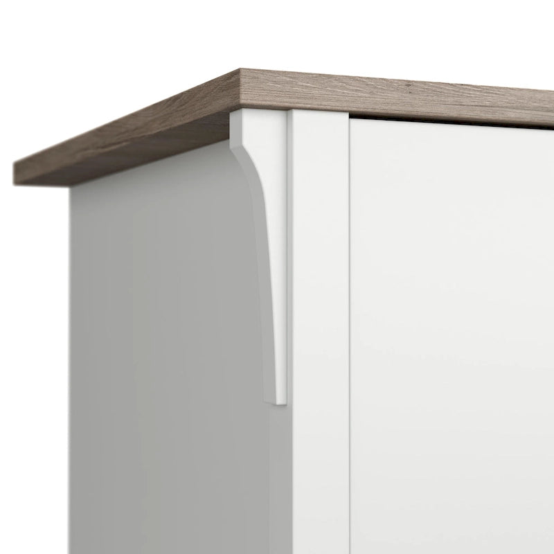 Bush Furniture Salinas 60W L Shaped Desk with Drawers and Storage