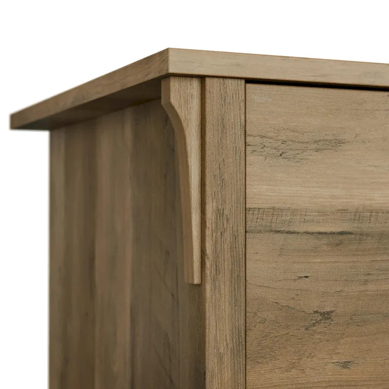 Bush Furniture Salinas 60W L Shaped Desk with Drawers and Storage