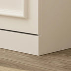 74.8H Large Modular Wardrobe Cloest Armoire Cabinet Glass Door