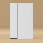 74.8H Large Modular Wardrobe Cloest Armoire Cabinet Glass Door