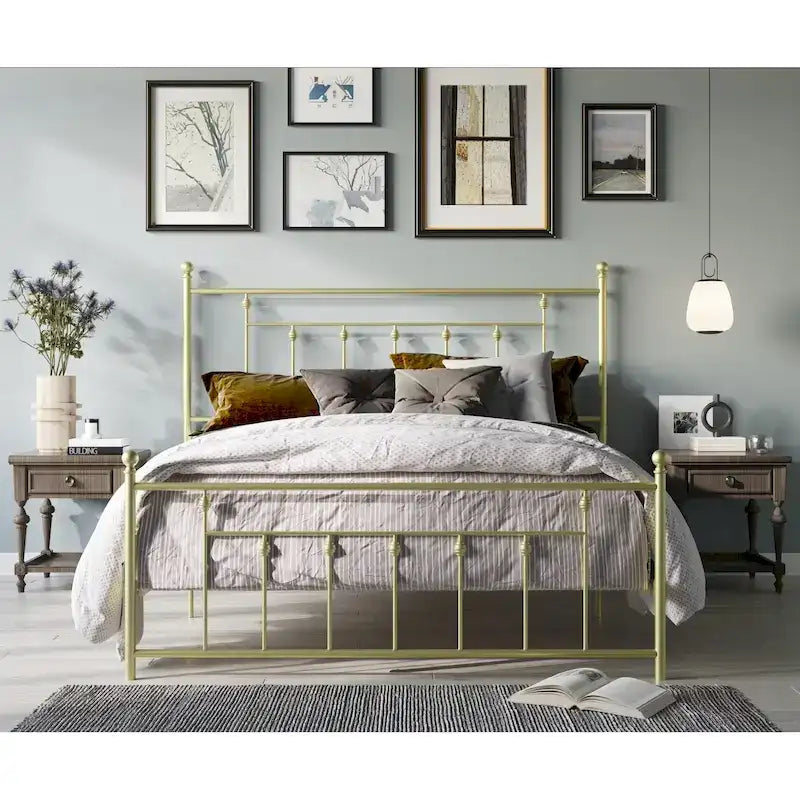 Melia Metal Platform Bed