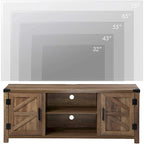 Farmhouse Barndoor TV Stand Entertainment Center for TVs up to 70-inch
