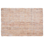 SAFAVIEH Caron Washed Natural Wicker Bench - 41 W x 28 D x 12 H - 41Wx28Dx12H