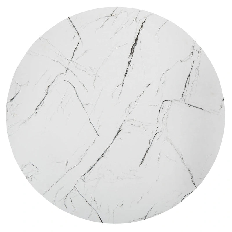 SAFAVIEH Alverda Marble Coffee Table - 35 W x 35 D x 19 H - 35Wx35Dx19H