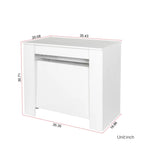 Multifunctional Extendable Rectangular Console Dining Table for 4-8 People