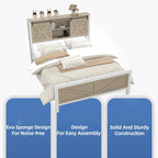 Moasis Farmhouse Oak Queen/King Size Bed Frame